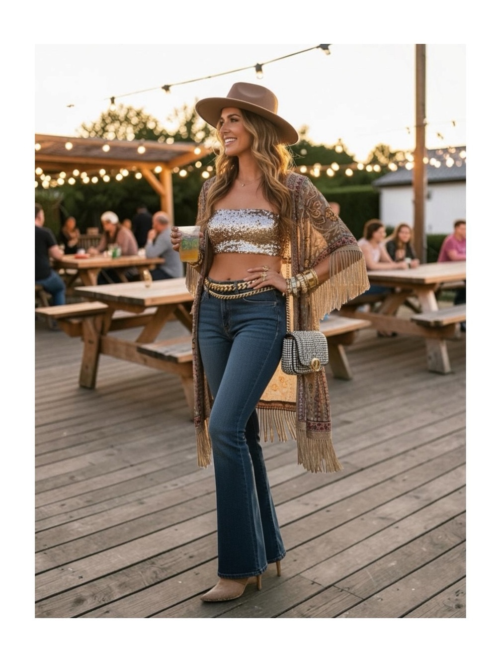 Y2K: new Joe's Jeans โ The Swarovski Crystal Honey Flare Leg Denim โ Hedrin โ 27 - Picture 16 of 17